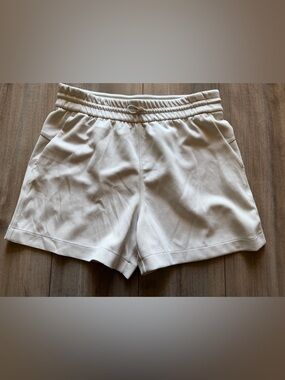 lululemon athletica Cream Athletic Drawstring Shorts